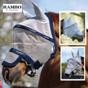 Masque anti-mouches RAMBO FLYMASK PLUS HORSEWARE Sellerie Equinoxe Shop Fuveau Masque anti-mouches RAMBO FLYMASK PLUS HORSEWARE Sellerie Equinoxe Shop Fuveau