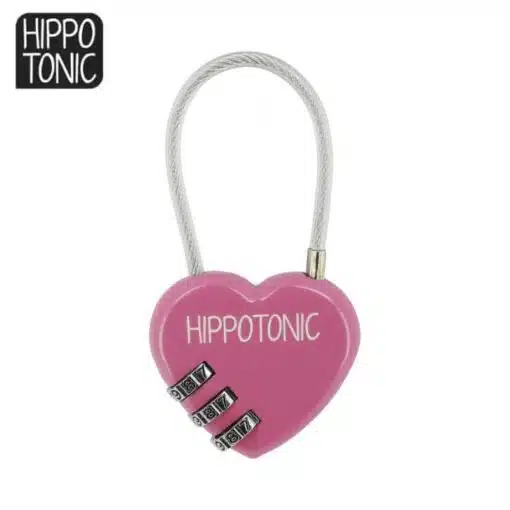 CADENAS HIPPOTONIC COEUR FUCHSIA Sellerie Equinoxe-Shop