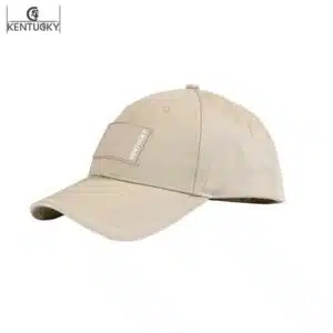 Casquette Baseball Cap Rubber Logo Kentucky beige Sellerie Equinoxe Shop