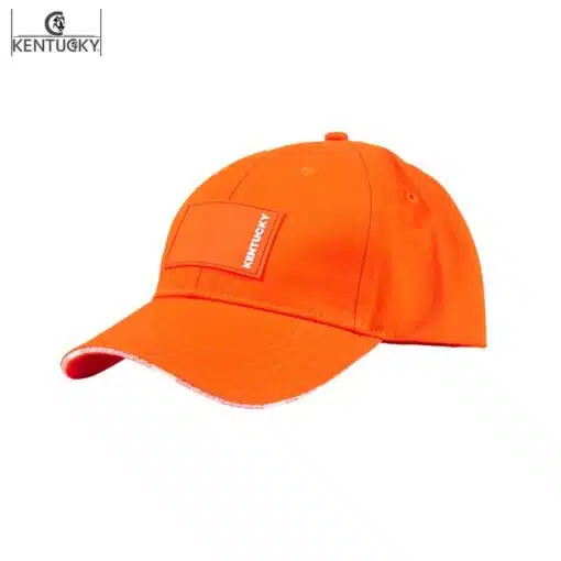 Casquette Baseball Cap Rubber Logo Kentucky Orange Sellerie Equinoxe Shop