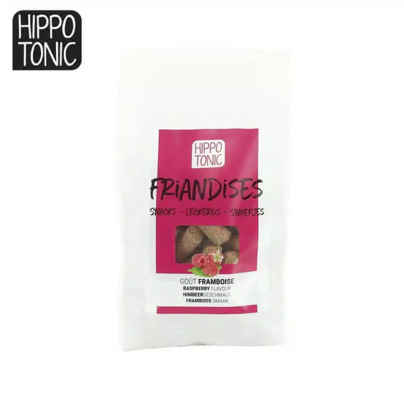 FRIANDISES HIPPOTONIC BONBONS POUR CHEVAUX GOÛT FRAMBOISE 1 kg Sellerie Equinoxe Shop