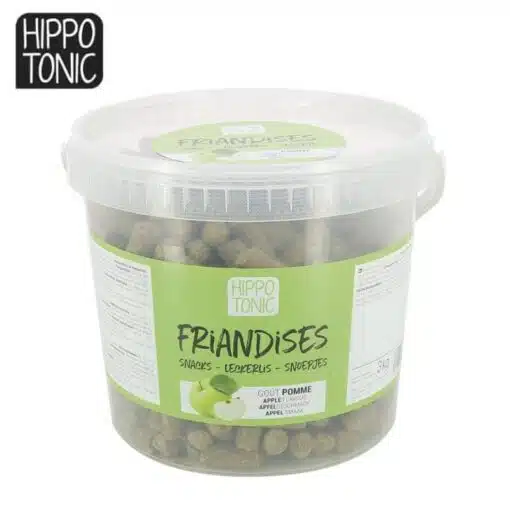 FRIANDISES HIPPOTONIC BONBONS POUR CHEVAUX GOÛT POMMES 3 kg Sellerie Equinoxe Shop