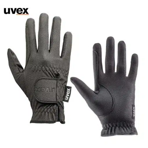 Gants d'équitation Uvex Sportstyle Noir Sellerie Equinoxe Shop