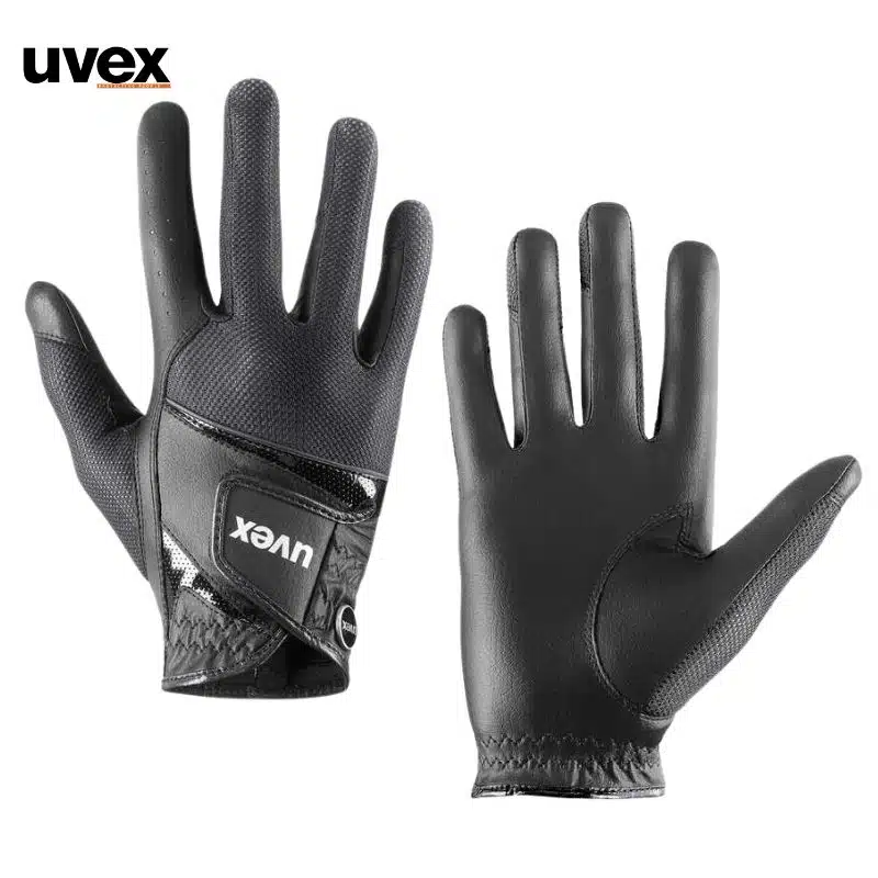 Gants d'équitation Uvex Sumair Noir Sellerie Equinoxe