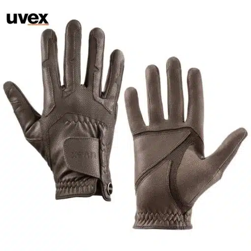 Gants d'équitation Uvex Ventraxion Choco Sellerie Equinoxe