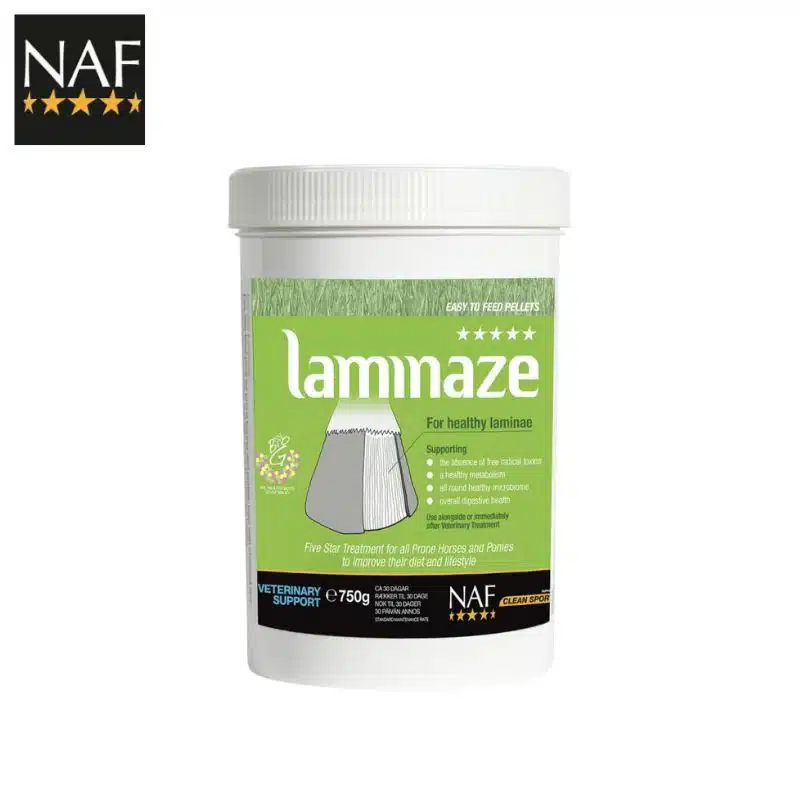 Laminaze NAF traitement de la fourbure du poney Sellerie Equinoxe Shop