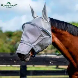 RAMBO FLYMASK SILVER_TITANIUM GREY & SILVER RAMBO FLYMASK SILVER_TITANIUM GREY & SILVER