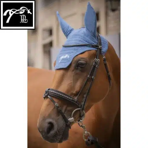 BONNET ANTI MOUCHES PENELOPE COTON BLEU LAGON PENELOPE COLLECTION SELLERIE EQUINOXE SHOP FUVEAU