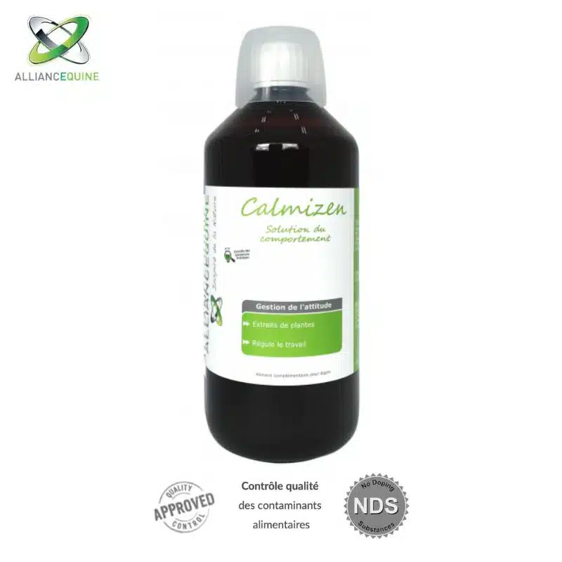 CALMIZEN COMPORTEMENT STRESS ET NERVOSITÉ 1L ALLIANCE EQUINE by Sellerie Equinoxe-Shop