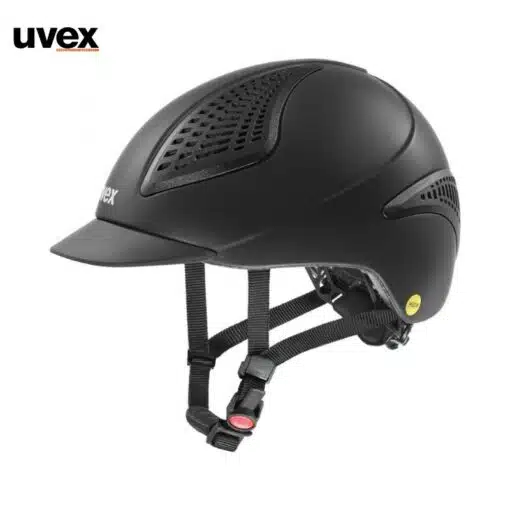 Casque d'équitation UVEX CASQUE UVEX EXXENTIAL3 MIPS Noir Sellerie Equinoxe Shop Fuveau