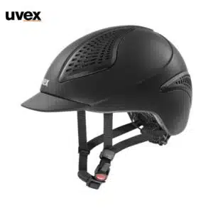 Casque d'équitation UVEX CASQUE UVEX EXXENTIAL3 Noir Sellerie Equinoxe Shop Fuveau