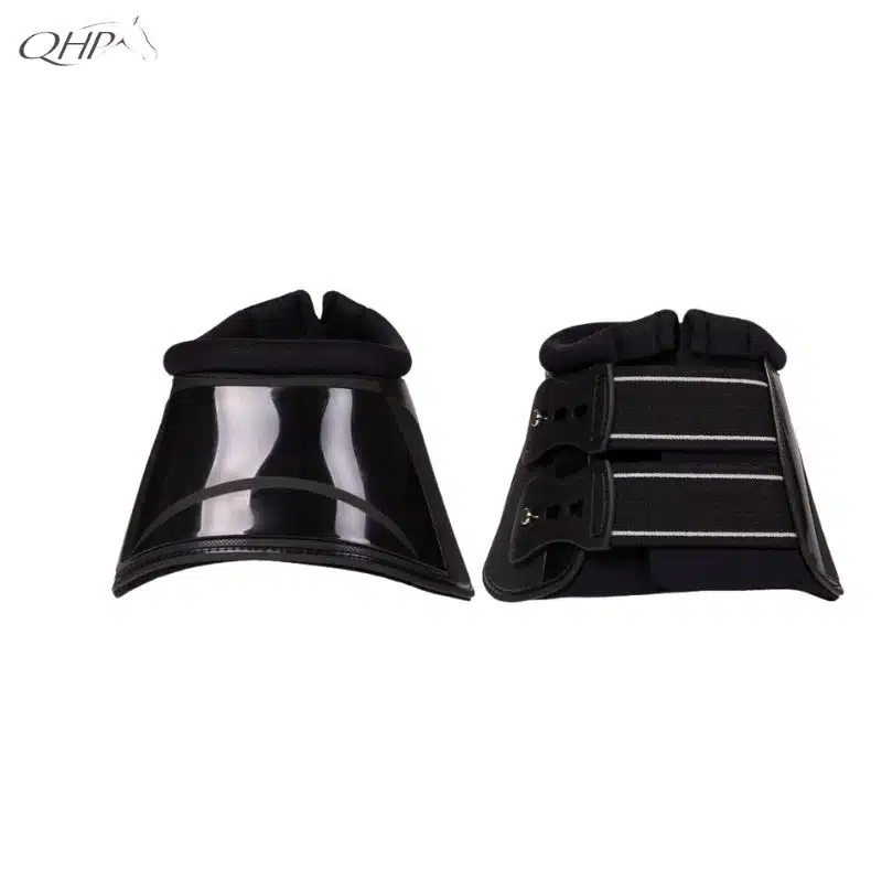Cloches à clip Champion noir QHP Sellerie Equinoxe Shop Fuveau