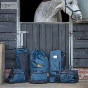 Collection QHP AW25 bleu pétrole 5587 collection Sellerie Equinoxe Shop Fuveau