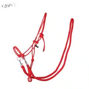 Corde de cou éthologique rouge QHP Sellerie Equinoxe Shop Fuveau