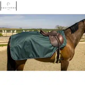 Couvre-Reins imper polaire 600 deniers vert EQUITHÈME by Sellerie Equinoxe Shop Fuveau