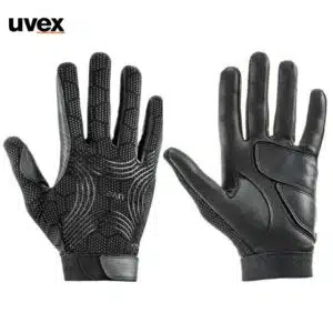 Gants d'équitation Uvex Ceravant Noir Sellerie Equinoxe Shop Fuveau