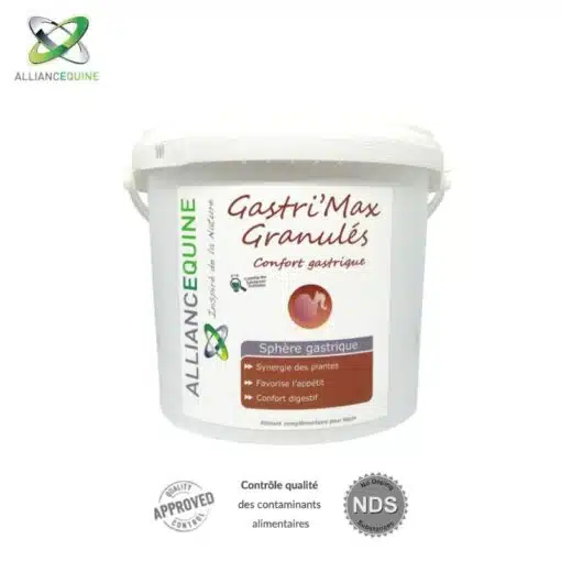 Gastri'Max Granulés Confort de l'Estomac ALLIANCE EQUINE by Sellerie Equinoxe-Shop