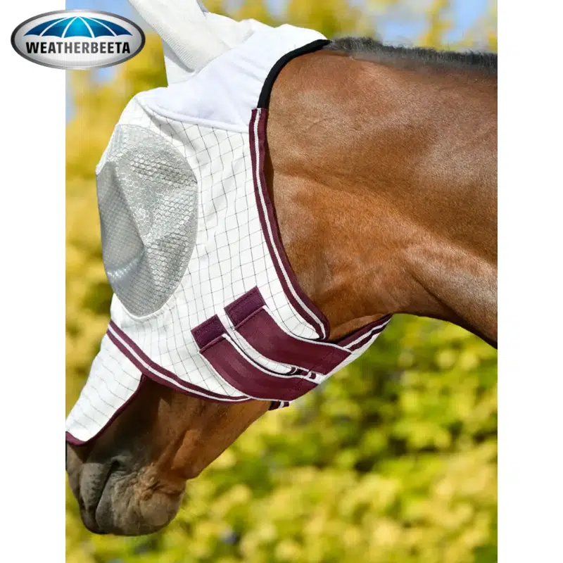 Masque anti-mouches Hybrid Seasons anti UV Weatherbeeta sellerie equinoxe-shop Fuveau