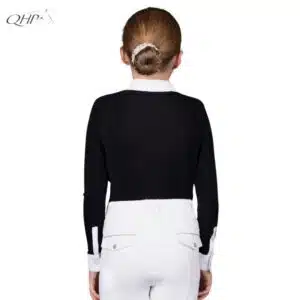 Polo de concours Juliet QHP dos noir Sellerie Equinoxe Shop Fuveau