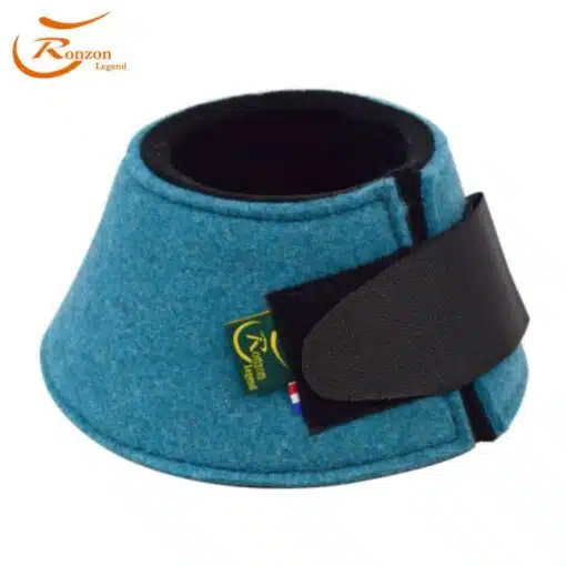 RONZON Cloches en Feutre de Laine et Néoprène turquoise Sellerie Equinoxe Shop Fuveau