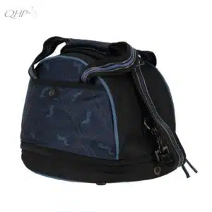 Sac à bombe QHP marine ciel AW25 5587 collection Sellerie Equinoxe Shop Fuveau