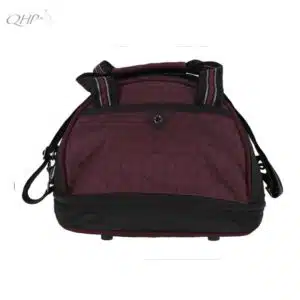 Sac à bombe QHP prune AW25 5587 collection Sellerie Equinoxe Shop