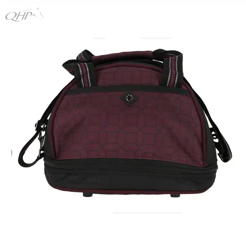 Sac à bombe QHP prune AW25 5587 collection Sellerie Equinoxe Shop