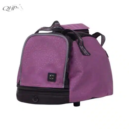 Sac à bombe rose QHP Collection hiver 24 Sellerie Equinoxe Shop Fuveau