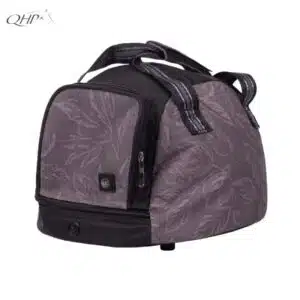 Sac à bombe taupe QHP Collection hiver 24 Sellerie Equinoxe Shop Fuveau