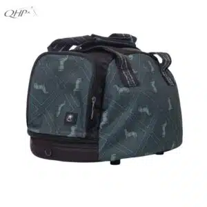 Sac à bombe vert QHP Collection hiver 24 Sellerie Equinoxe Shop Fuveau