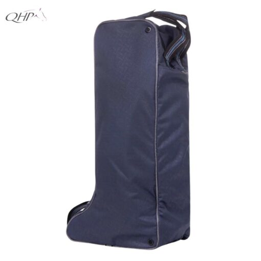 Sac à bottes bleu marine QHP Collection hiver 24 Sellerie Equinoxe Shop Fuveau