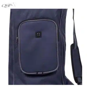 Sac à bottes bleu marine pailleté QHP Collection hiver 24 Sellerie Equinoxe Shop Fuveau