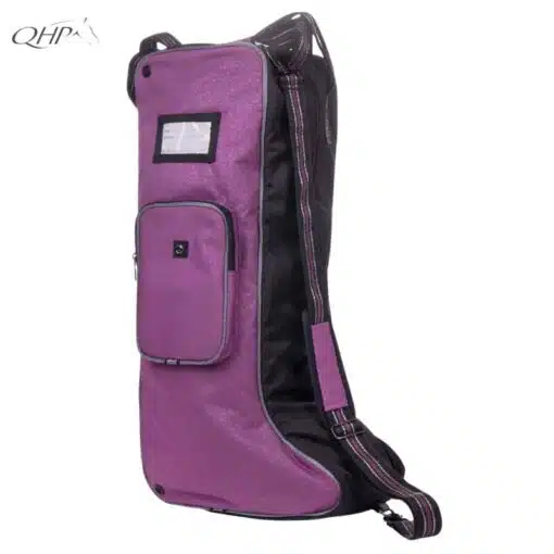 Sac à bottes rose QHP Collection hiver 24 Sellerie Equinoxe Shop Fuveau