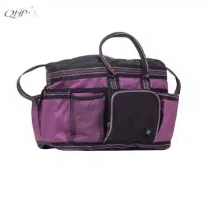 Sac de pansage rose QHP Collection hiver 24 Sellerie Equinoxe Shop Fuveau