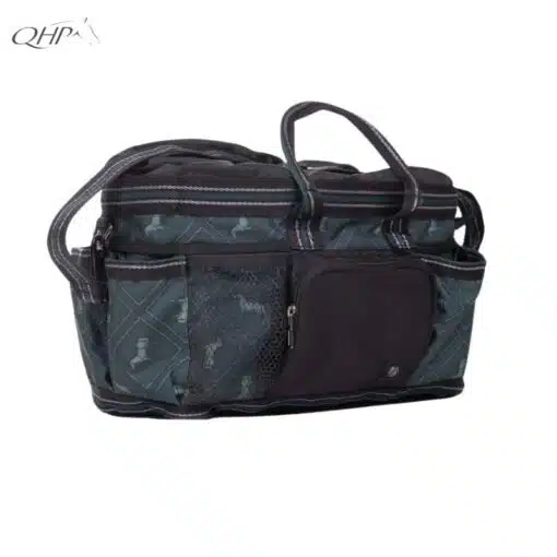 Sac de pansage vert QHP Collection hiver 24 Sellerie Equinoxe Shop Fuveau