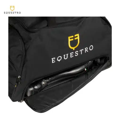 Sac de transport Trolley Equestro détail sac à bottes Sellerie Equinoxe Fuveau-Shop