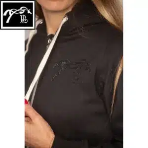 Sweat noir strass Tressy Pénélope Store 963337 Sellerie Equinoxe Shop Fuveau