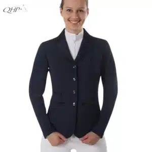 Veste de concours Juliet marine QHP Sellerie Equinoxe Shop Fuveau