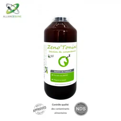 ZENO'TONINE COMPORTEMENT ET STRESS 1L ALLIANCE EQUINE by Sellerie Equinoxe-Shop