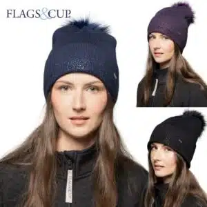 Bonnet strass pompon IKERASA FLAGS & CUP Sellerie Equinoxe Shop Fuveau