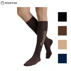 Chaussettes Bambou avec logo MONTAR BY SELLERIE EQUINOXE SHOP FUVEAU