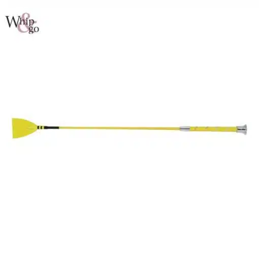 Cravache Whip and Go Candy jaune Sellerie Equinoxe Shop Fuveau