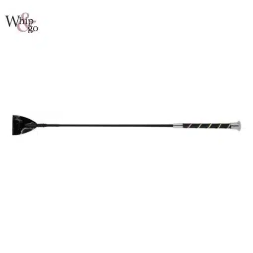 Cravache Whip and Go Candy noir Sellerie Equinoxe Shop Fuveau