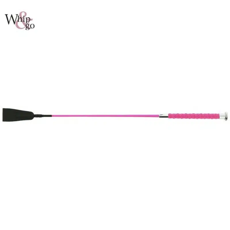 Cravache Whip and Go Soft Grip Fuchsia Sellerie Equinoxe Shop Fuveau