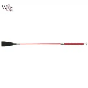 Cravache Whip and Go Soft Grip rouge Sellerie Equinoxe Shop Fuveau