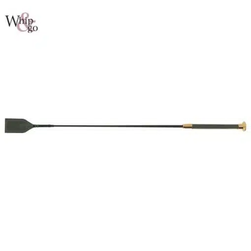 Cravache Whip and Go Soft noir rose gold Sellerie Equinoxe Shop Fuveau