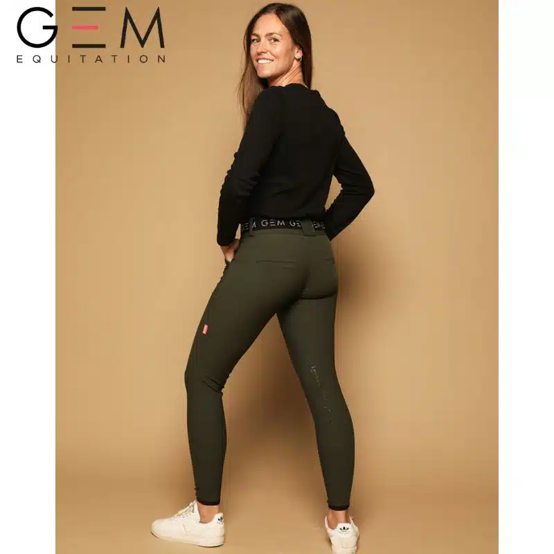 Pantalon John GEM kaki SS25 Sellerie Equinoxe Shop Fuveau