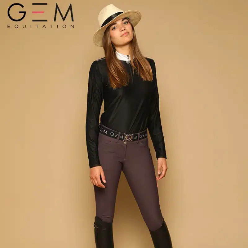 Pantalon John GEM prune Sellerie Equinoxe Shop Fuveau