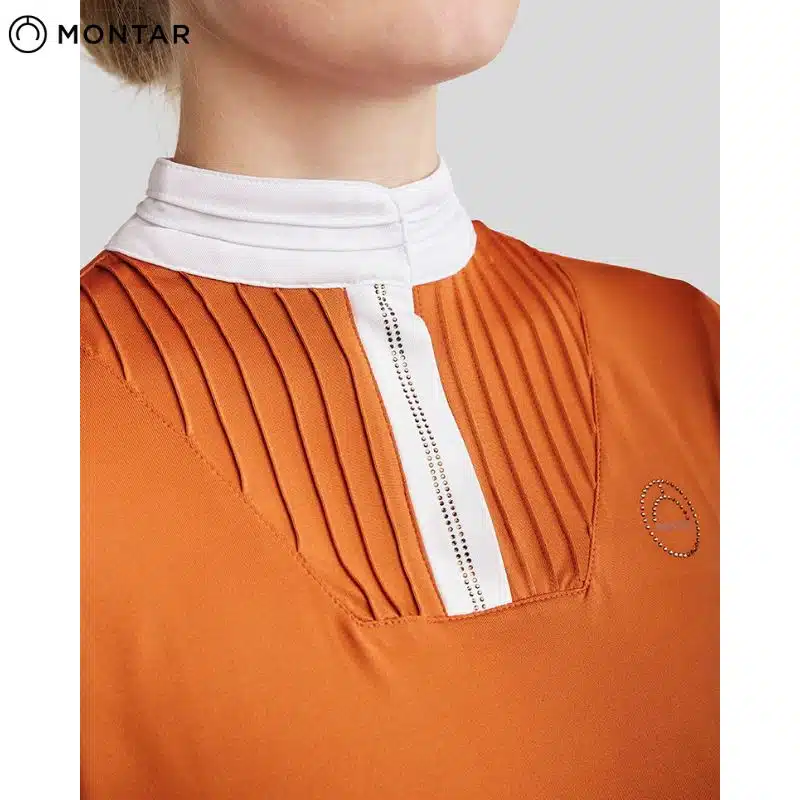 Polo de concours MoRosie competition bronze orange MONTAR by Sellerie Equinoxe Shop Polo de concours MoRosie competition bronze orange MONTAR by Sellerie Equinoxe Shop