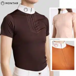 Polo de concours MoViolet competition top MONTAR by Sellerie Equinoxe Shop Fuveau